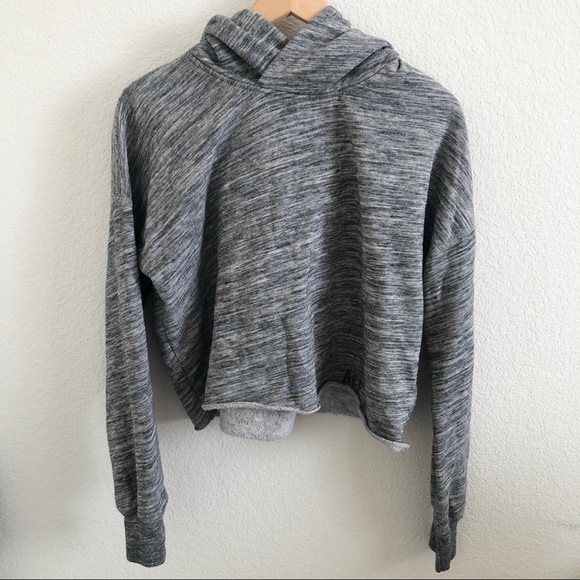 Abercrombie Cropped Hoodie Pullover - Picture 4 of 7